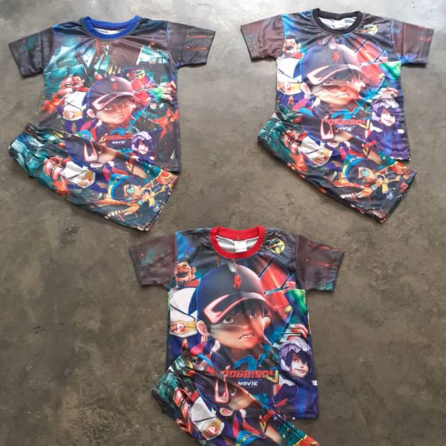  Baju  budak  lelaki  bobo boy seluar pendek Shopee Malaysia