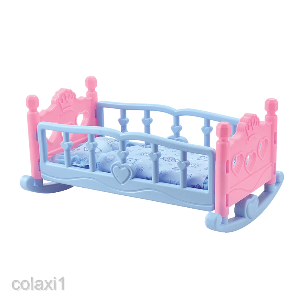 rocking doll bed