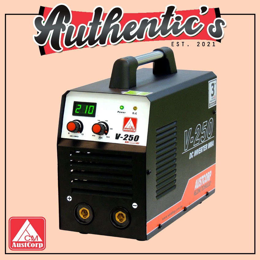 MMA WELDING AUSTCORP V250 (WELDING ROD MACHINE) Shopee Malaysia