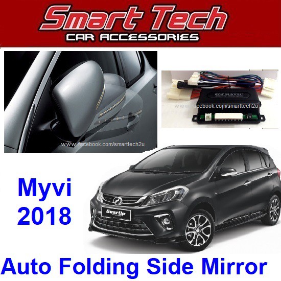 Perodua Myvi 2018 Auto Folding Side Mirror System  Shopee 