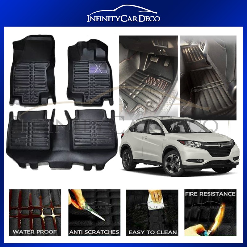 Honda Hrv Hr V 2015 2019 5d Oem Anti Slip Car Floor Mat Carpet