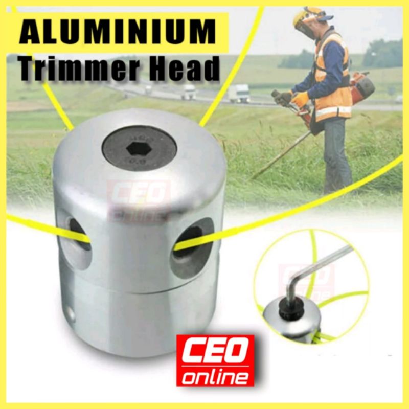 CEO 🇲🇾 Aluminium Grass Trimmer Head with 4 Trimmer Lines for Brush Cutter Grass Trimmer Grass Cutter Mesin Potong Rumput