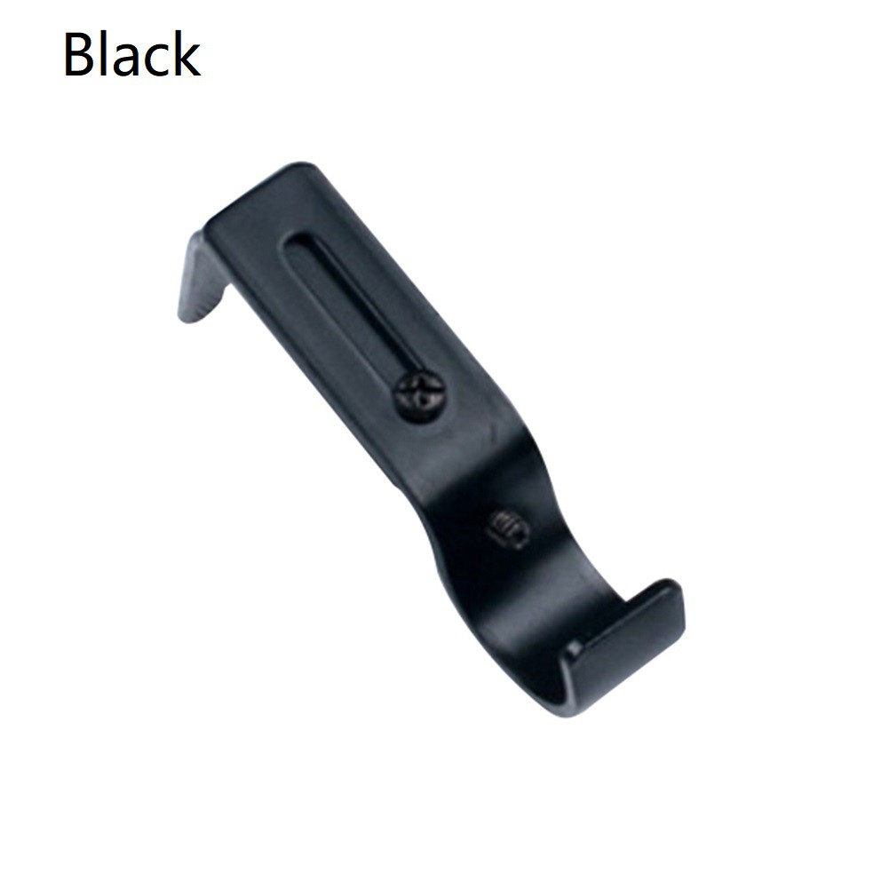 Adjustable Iron Window Curtain Rod Bracket Holder Drape Bar Fixed