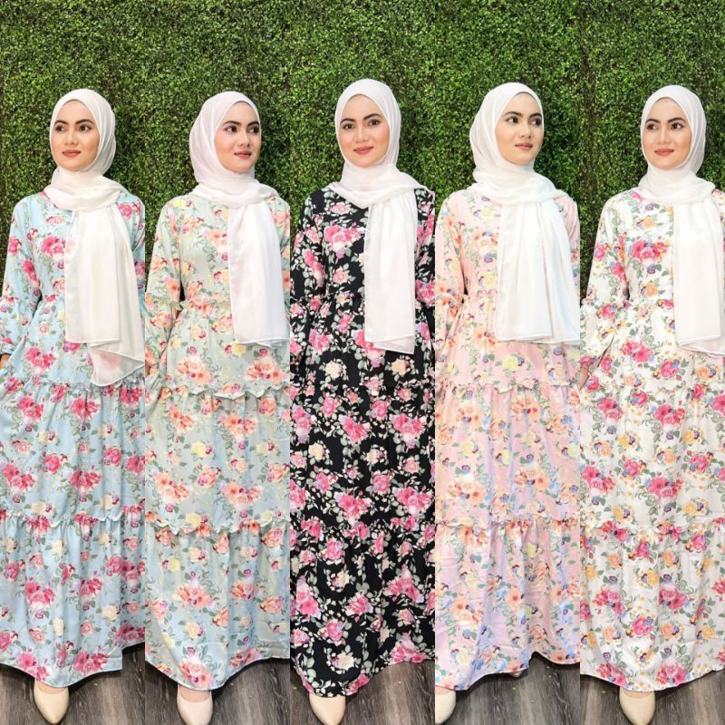 Buy Readystock Dress Wawa Zainal Viral Dresses Dress Cantik Dress Murah Seetracker Malaysia