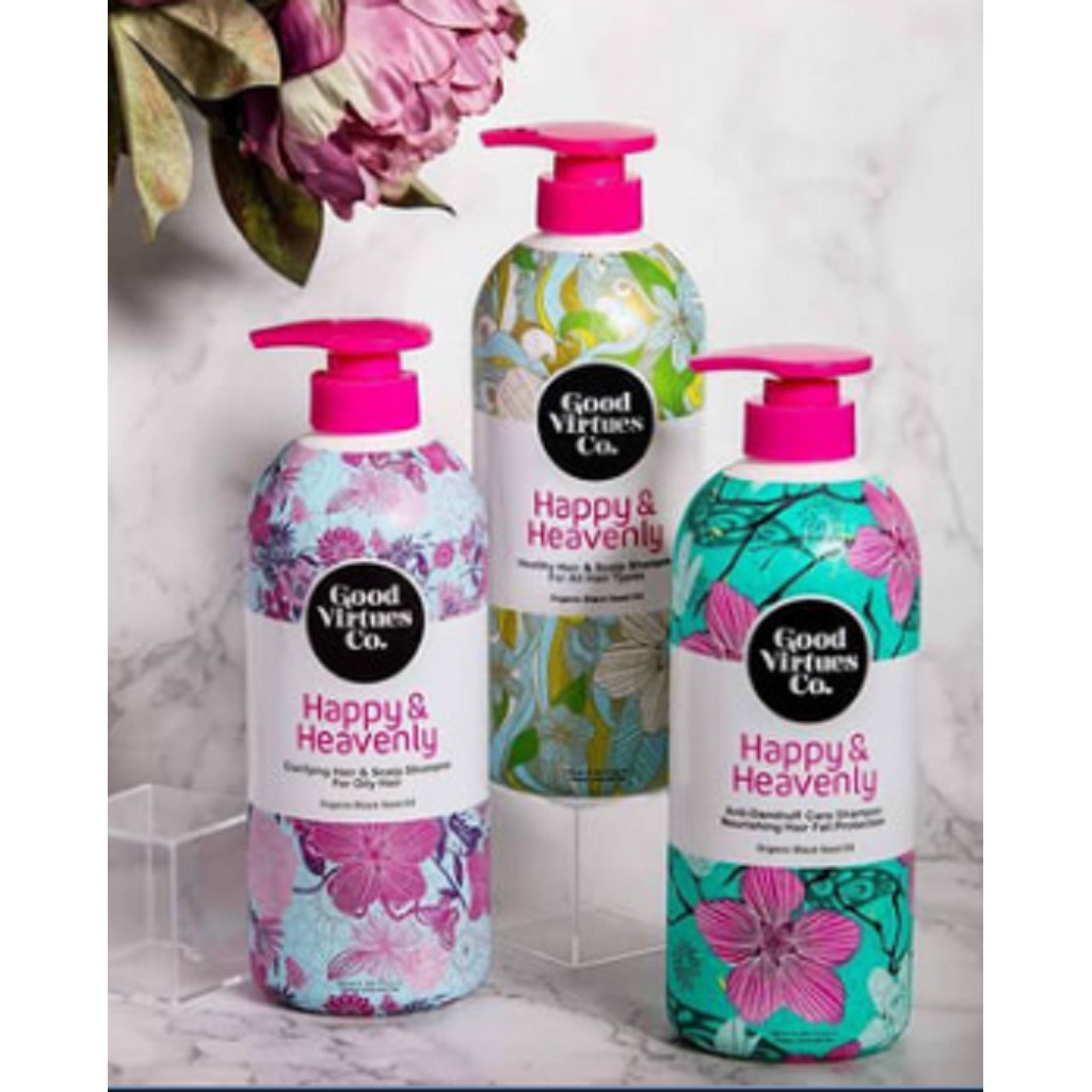 Good Virtues Co Hair Shampoo 700ml/Conditoner 300ml Shopee Malaysia