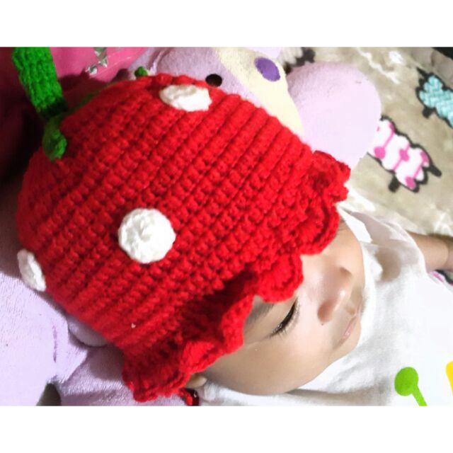 woolen baby topi