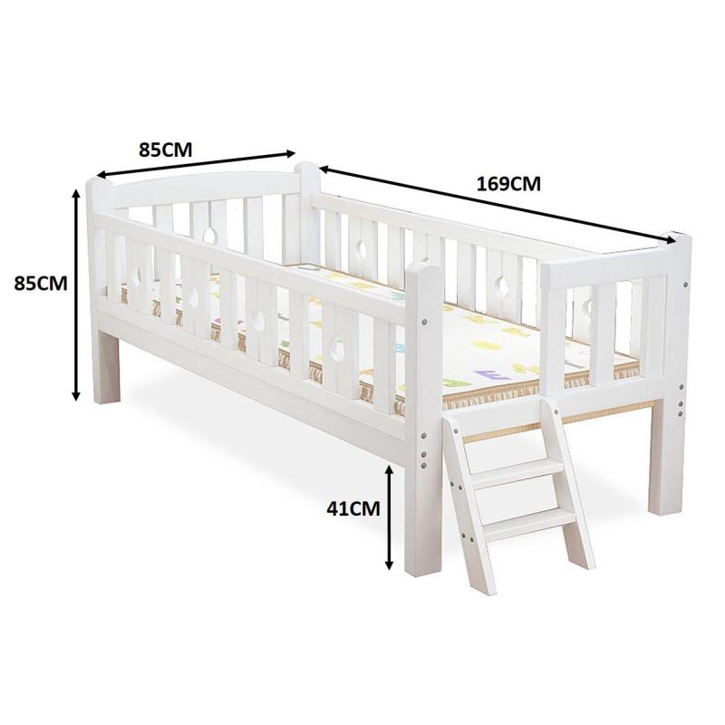 baby bed attached to mattress