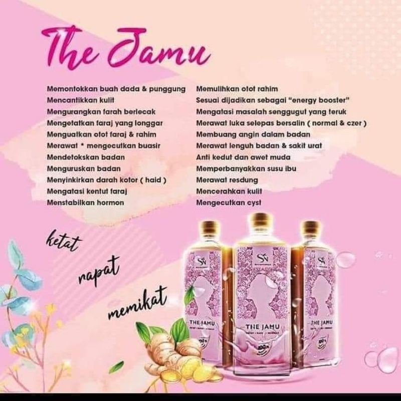 Jamu Terbaik Untuk Dalaman Dan Luaran Wanita