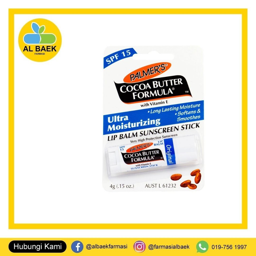 Palmer's Cocoa Butter Formula Lip Balm 4G Shopee Malaysia