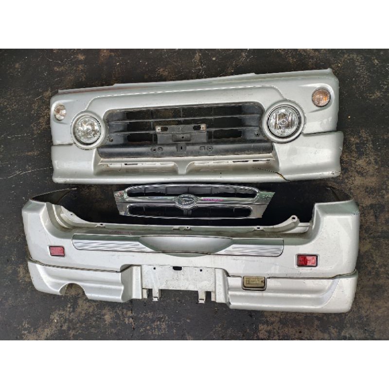 Daihatsu Kembara Front With Rear Bumper With Grill Set For Perodua