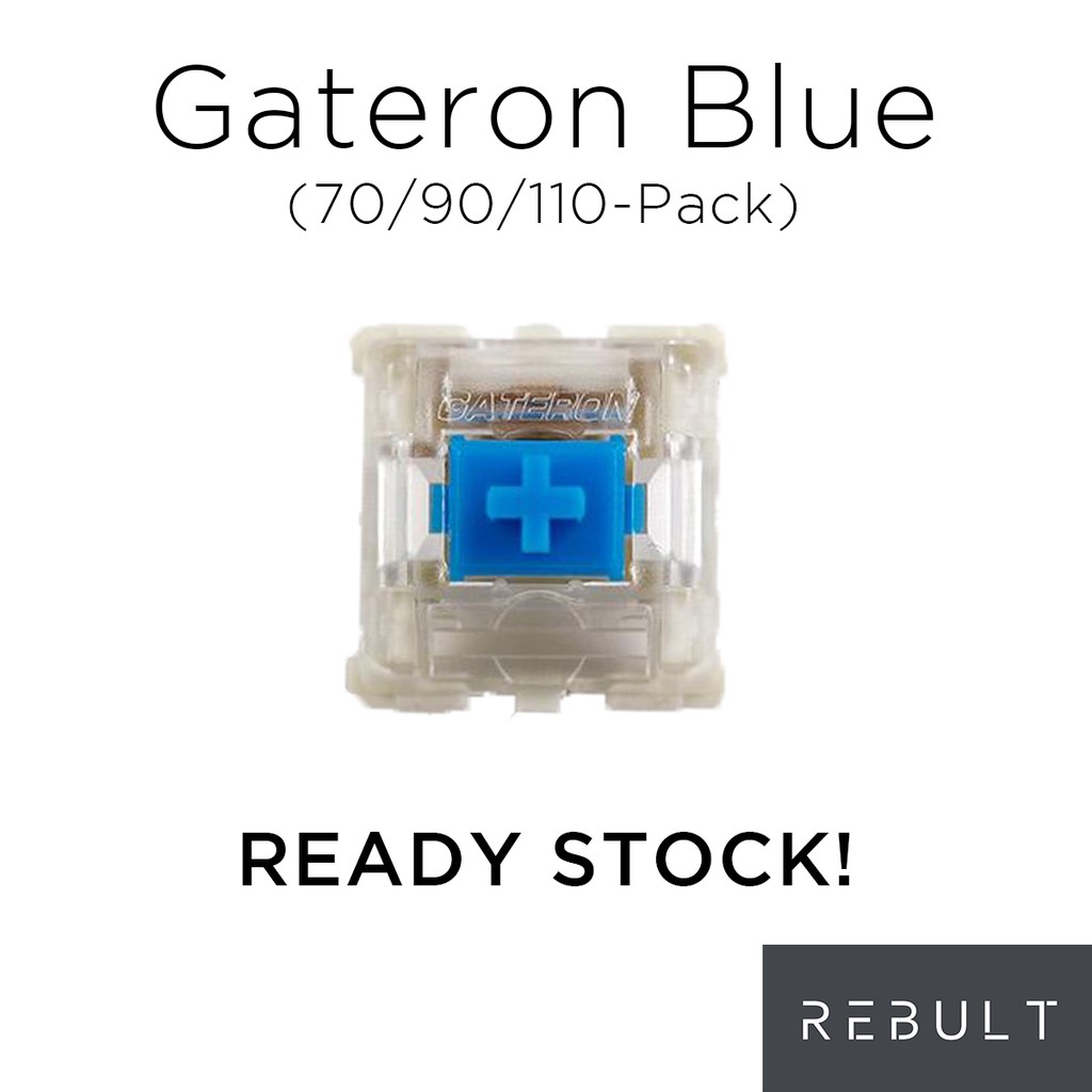Gateron Blue (70/90/110-pack) Mechanical Switch For Mechanical ...