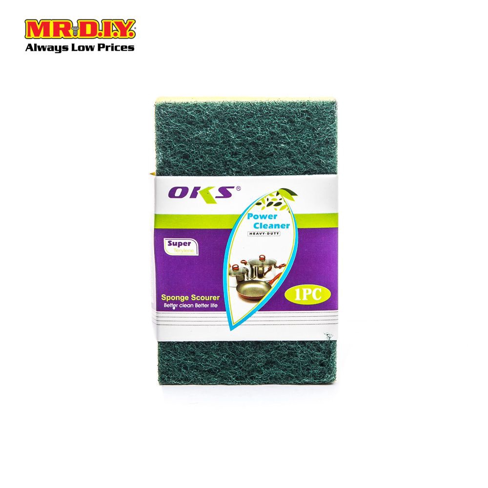 OKS Power Cleaner Sponge Scourer (1 pc) Shopee Malaysia