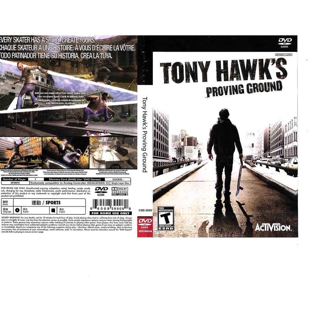 Game Ghost Warrior Tony Hawk Proving Ground Cheats Ps3