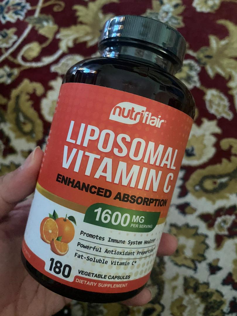 NutriFlair Liposomal Vitamin C 1600mg, 180 Capsules - High Absorption, Fat  Soluble VIT C, Antioxidant Supplement, Higher Bioavailability Immune System  Support  Collagen Booster, Non-GMO, Vegan Pills | Shopee Malaysia