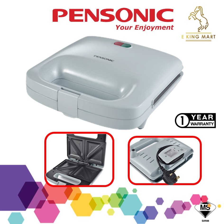 PENSONIC SANDWICH MAKER PST-9603 Toaster Breakfast Maker Pembakar Roti ...