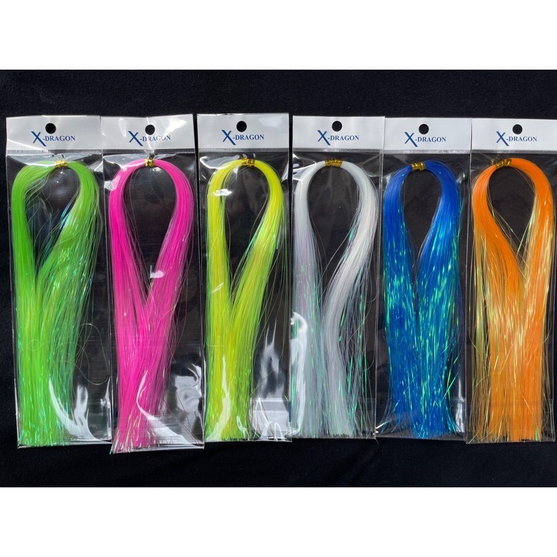 crystal Flash Fly tying material Krystal Fishing Lure Tying Making hook ...