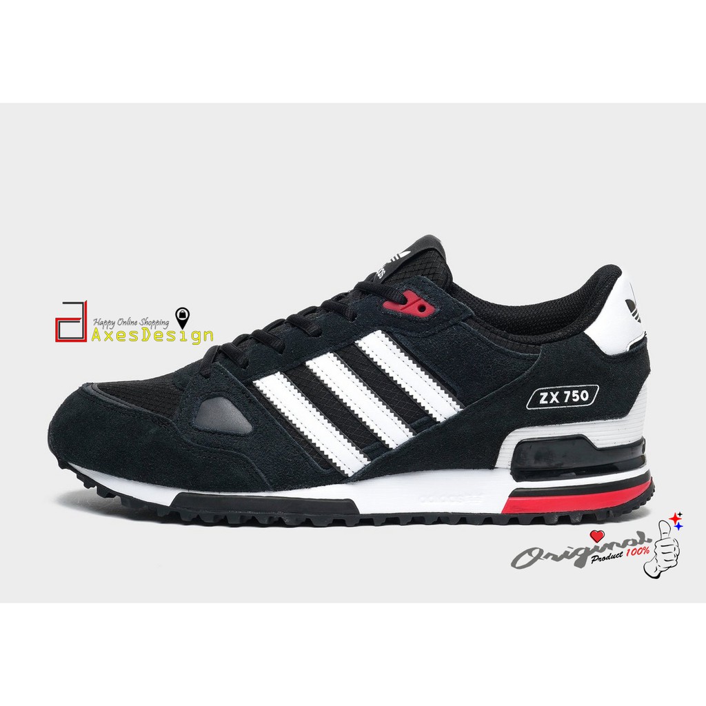 Adidas ZX 750 Zapatos Entrenadores Reino Unido Talla A 12 G40159 Originales Blanco Marino |