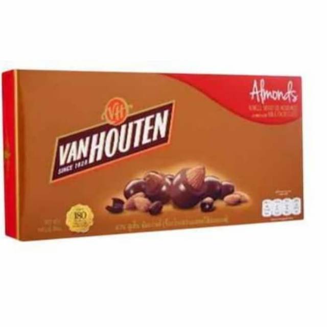 Van Houten Chocolate Almond Box 90 Gram | Shopee Malaysia