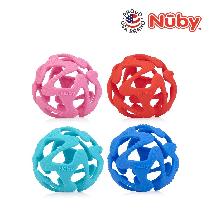 nuby tuggy teething ball