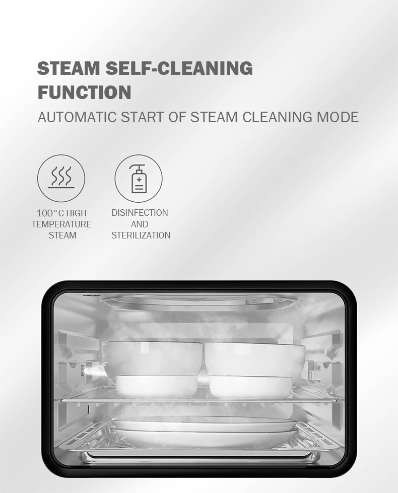 TJean Multifunctional Household Visual Steam Oven (10.5L) | Shopee Malaysia