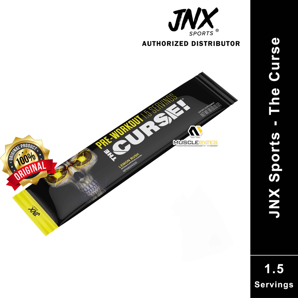 Jnx Sports The Curse 1 5 Serving Pre Workout Cobralabs Shopee Malaysia