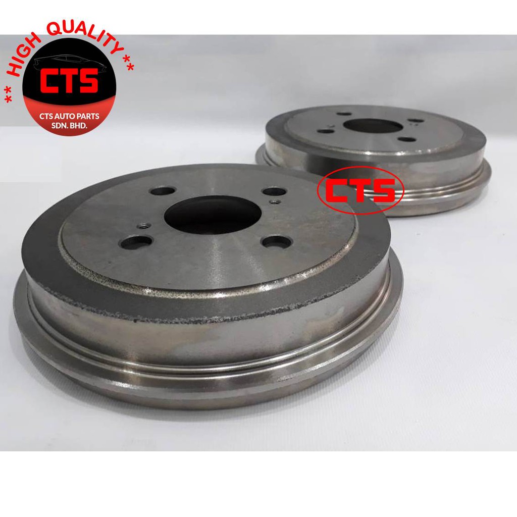 High Quality Brake Drum Perodua Myvi 1 Set (2pcs)Rear 