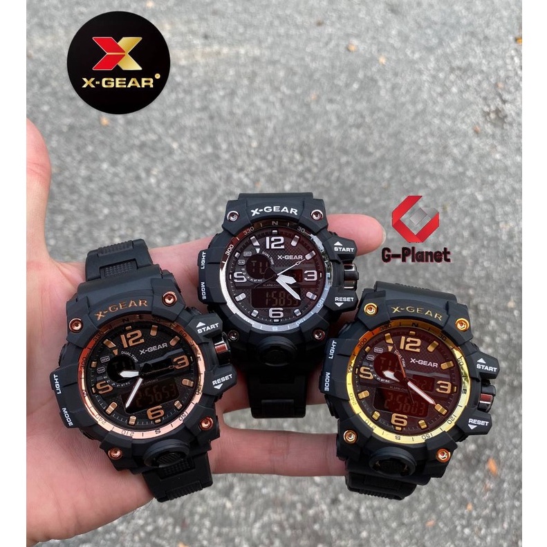 Original X-GEAR X-148 Waterproof sport digital men watch jam tangan lelaki readystock EL Light