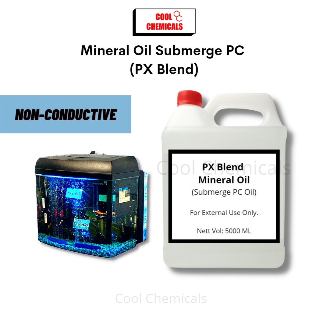 PC Cooling Submerge Pc Mineral Oil- PX Blend-Submerge Computer Components (non-conductive) 5000ML