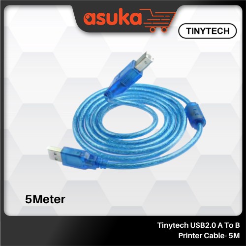 Tinytech USB2.0 A To B Printer Cable- 5M