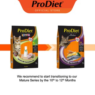 ProDiet Dry Kitten Cat Food - Milky Ocean Fish/Milky Mackerel (1.4kg