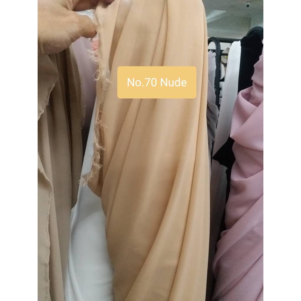 Kain Chiffon Georgette Lembut Bidang 60 Shopee Malaysia