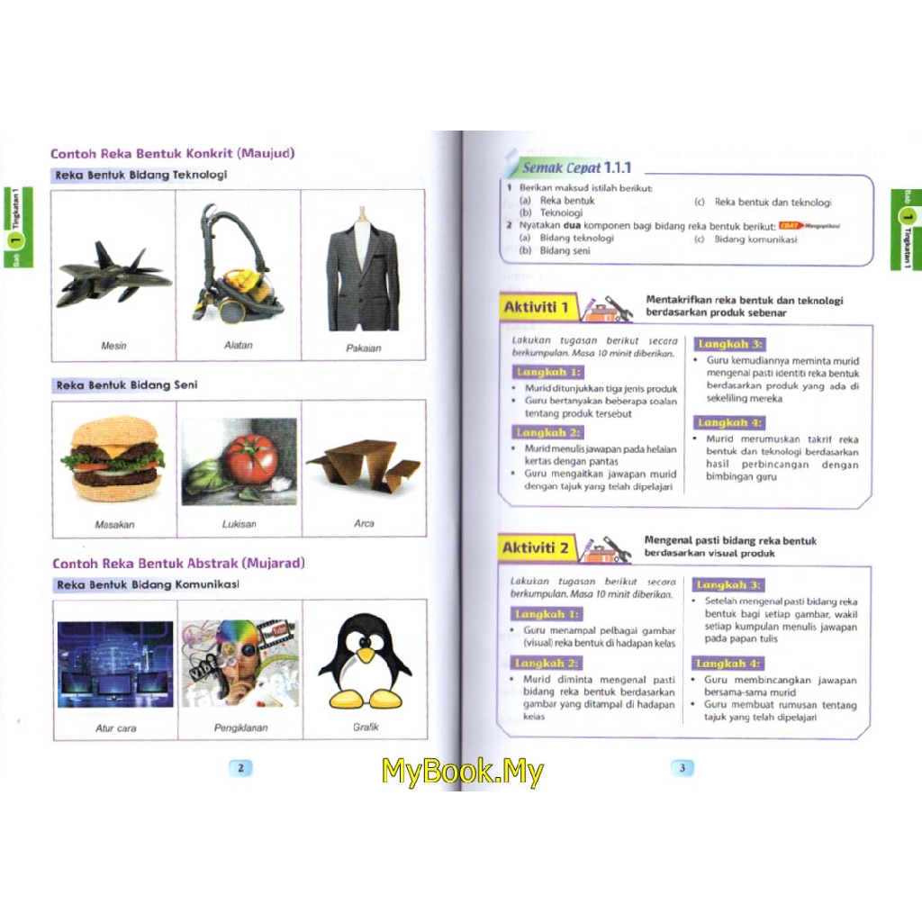 Myb Buku Rujukan Nota Revisi Cepat Pt3 Tingkatan 1 2 3 Reka Bentuk Teknologi Ilmu Bakti Shopee Malaysia