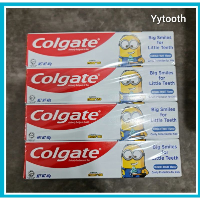 Colgate kids minion toothpaste 40g (600 ppm fluoride) Shopee Malaysia