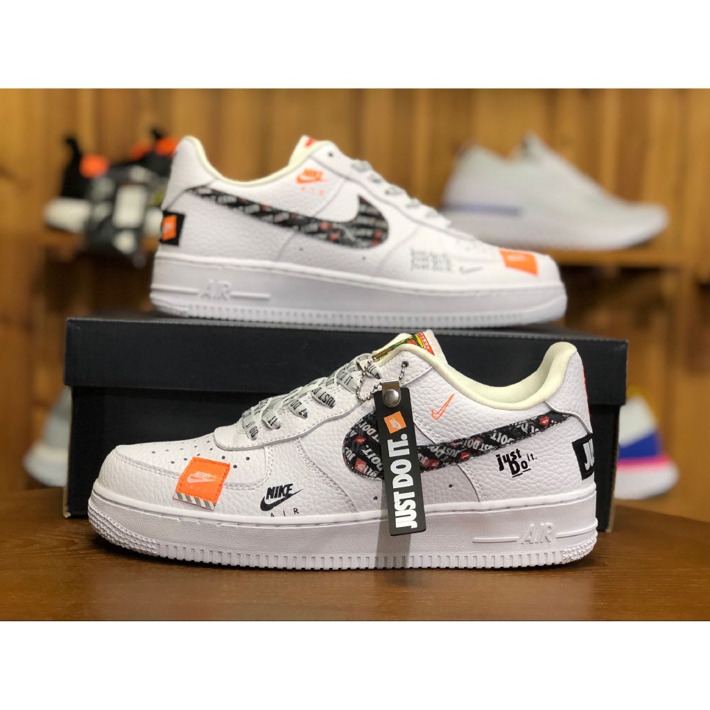 nike air force 1 just do it womens silver