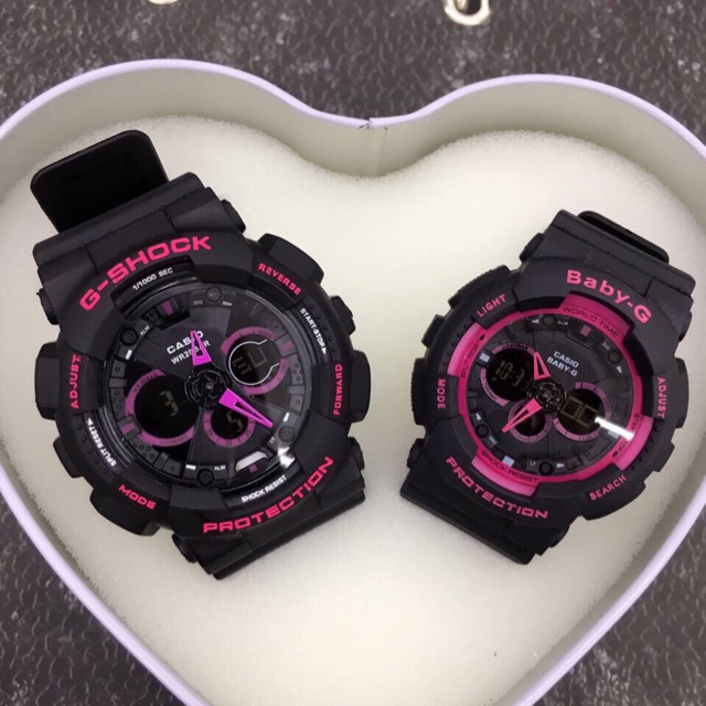 g shock black pink