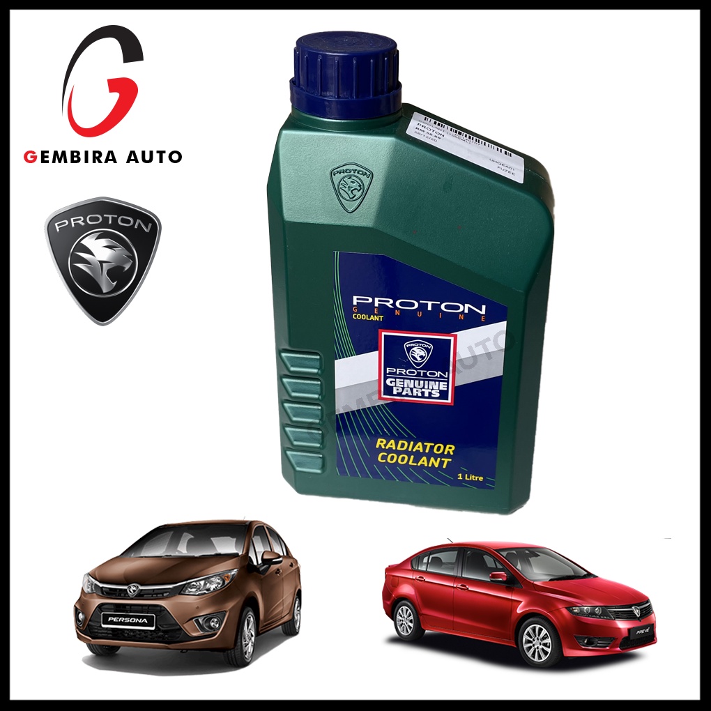 Proton Radiator Coolant [GENUINE] - 1 liter Green - Wira / Saga 