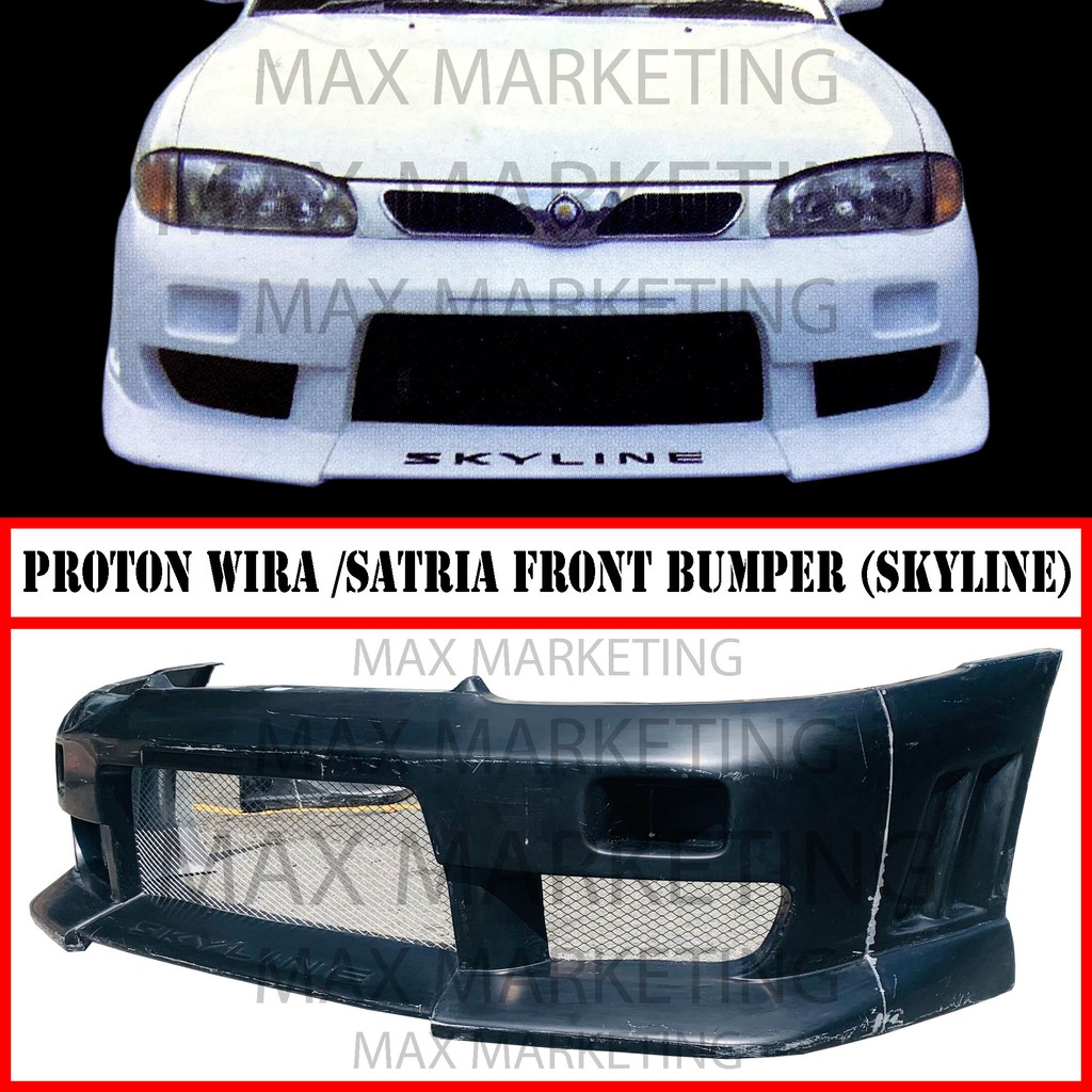 B0880 PROTON WIRA /SATRIA FRONT BUMPER (SKYLINE) (FIBER) Shopee Malaysia
