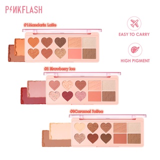 Image of Pinkflash OhMyLove Multiple Face Palette Eyeshadow Blush Highlighter Contour 4 in 1