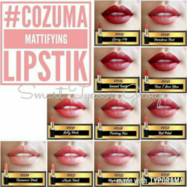 COZUMA Lipstick - Clearence Stock!!