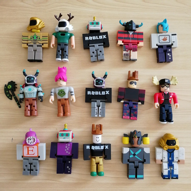 Roblox Building Blocks Virtual World Games Robot Model World Action Figure Shopee Malaysia - roblox toys shopee