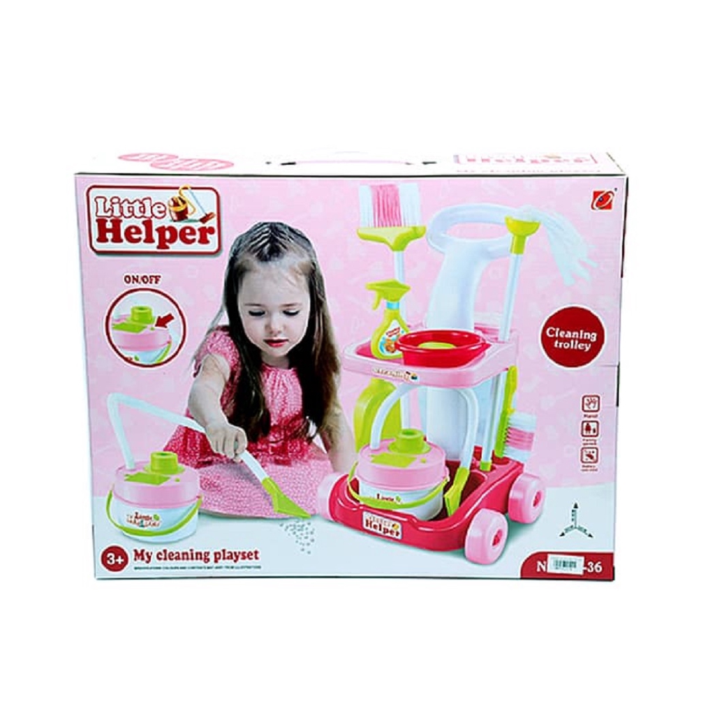 little helper cleaning trolley