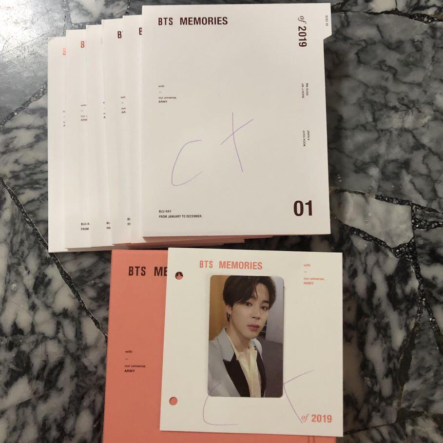 Wts Bts Memories Of 19 Blu Ray Dvd With Jimin Pc Shopee Malaysia
