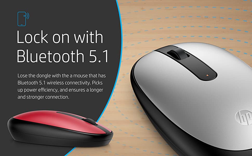 HP Bluetooth Mouse 240 / Z5000 Bluetooth Wireless Mouse, Ergonomic