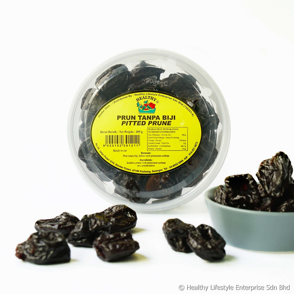 HEALTHY Pitted Prune | Prun Tanpa Biji 205g