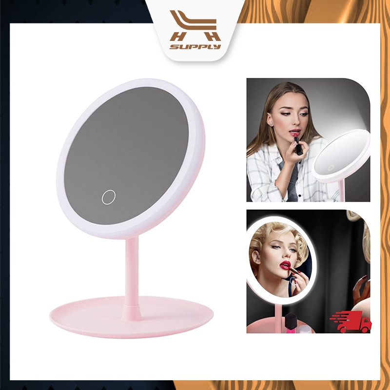 LH LED Makeup Mirror Dressing Table Mirror Beauty Makeup Mirror Fill