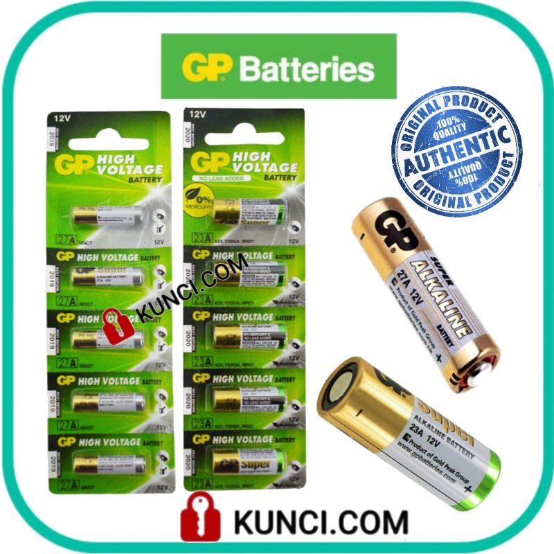 ORIGINAL GP Battery GP27A / GP23A BATTERY | Shopee Malaysia