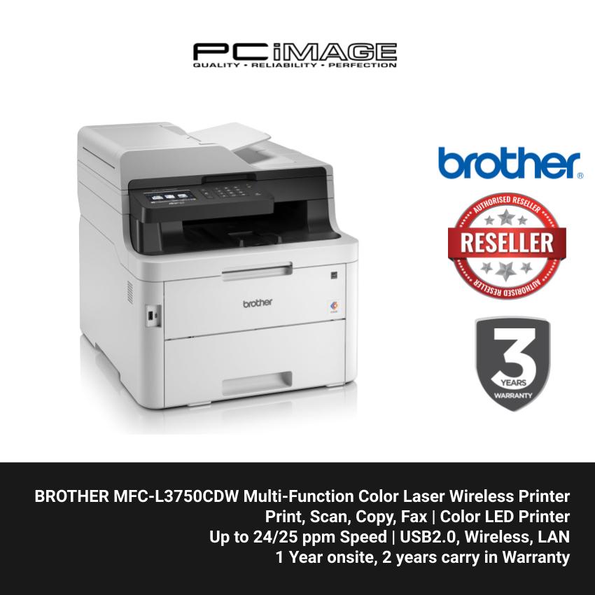 BROTHER MFCL3750CDW MultiFunction Color Laser Wireless Printer