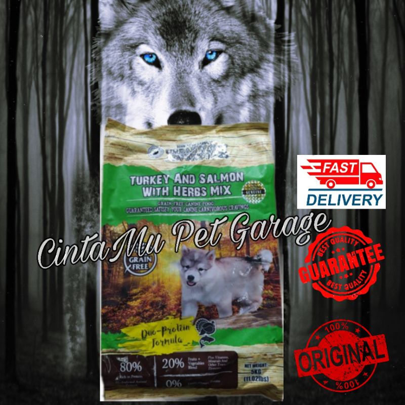 urban wolf adventure grain free puppy dog food 5kg made in canda XHEGE
