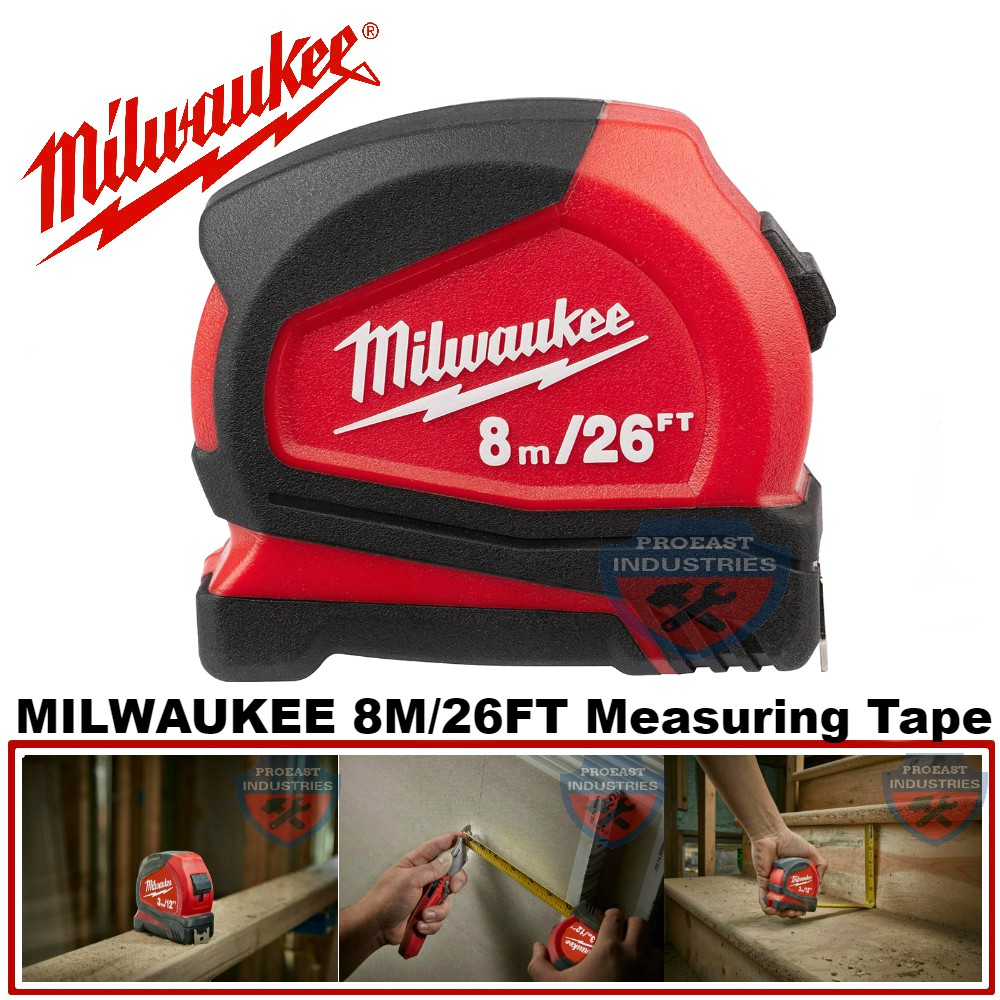 MILWAUKEE 8M/26FT Measuring Tape 48226626 Shopee Malaysia
