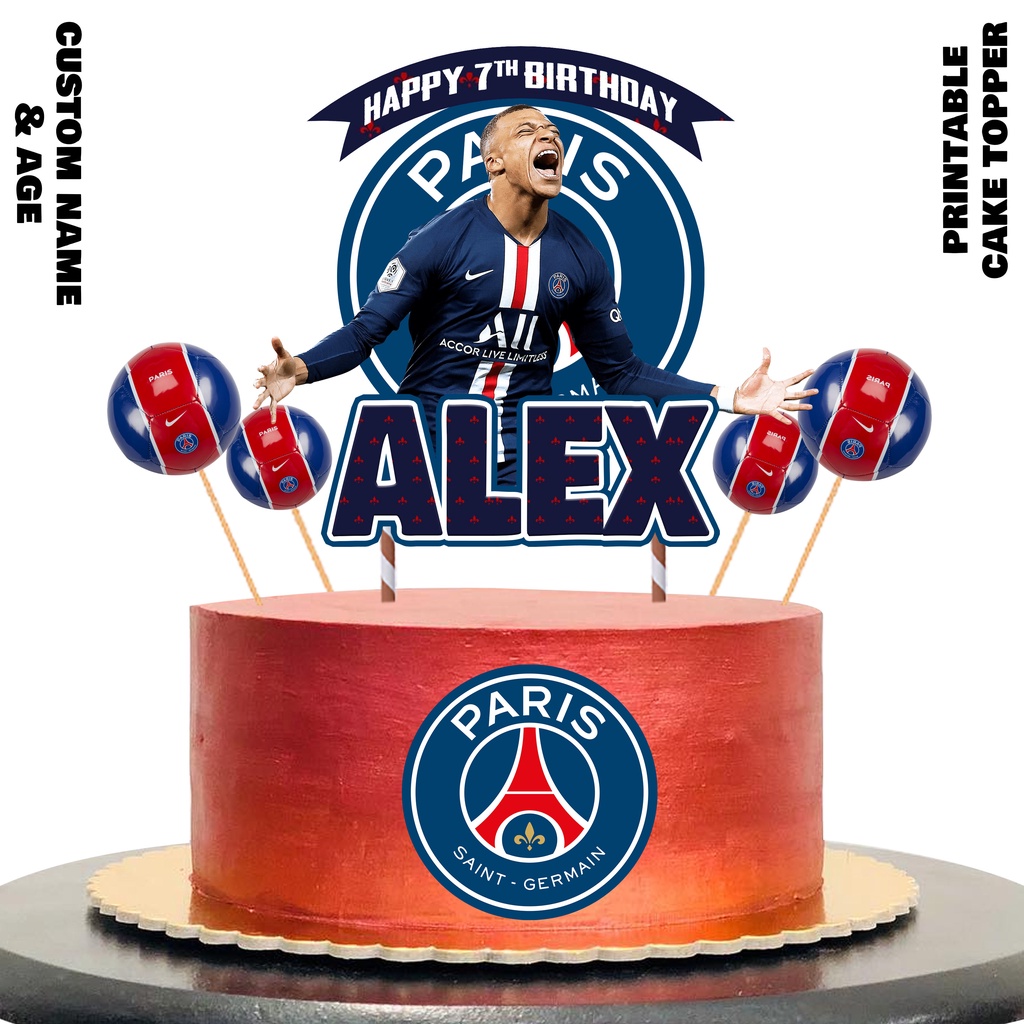 Kylian Mbappé CAKE TOPPER